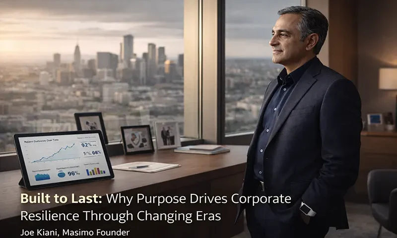 Built to Last: Why Purpose Drives Corporate Resilience Through Changing Eras inspired by the leadership of Joe Kiani, Masimo founder
